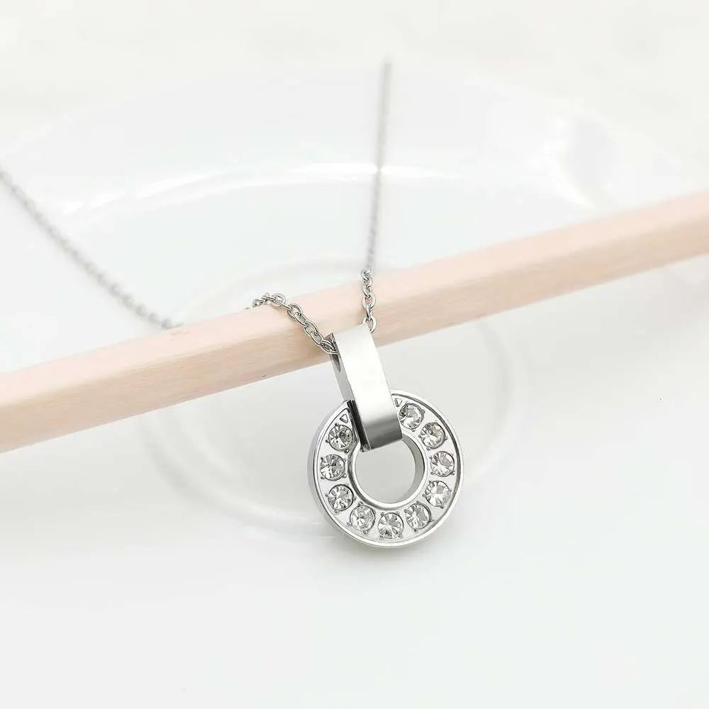 Stainless Steel Designer Mother of Pearl Necklace