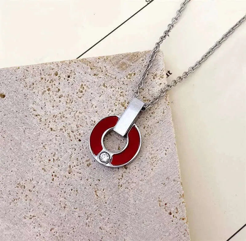Stainless Steel Designer Mother of Pearl Necklace