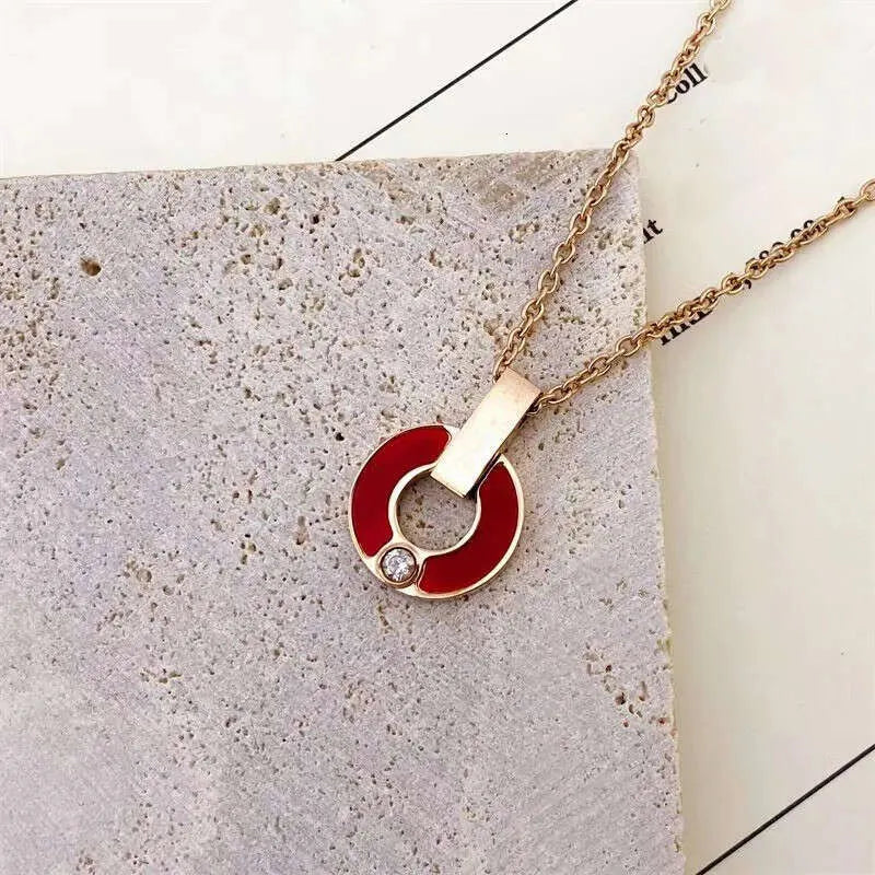 Stainless Steel Designer Mother of Pearl Necklace